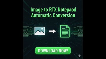 RTX++ Notepad Automatic Conversion Software. Convery Image to .rtx in seconds Call 9312953606 now
