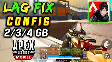 Apex legends Mobile lag fix config | Apex legends mobile 60fps Unlock GFX Tool apex legends mobile