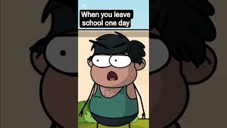 When You Leave School For One Day And Your Friend Reaction