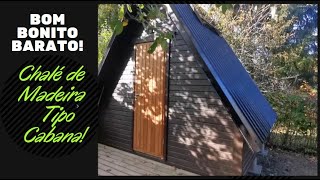 CHALÉ CABANA BARATO (TIMELAPSE) Building an A Frame Cabin from Scratch!
