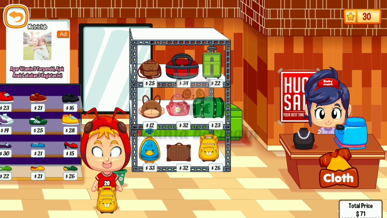 Game Anak Berbelanja di  Toko  Pakaian  YouTube