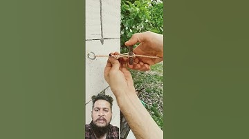 How to Make a Simple and Reliable Tensioning System for a clothesline #diy #tips #lifehack