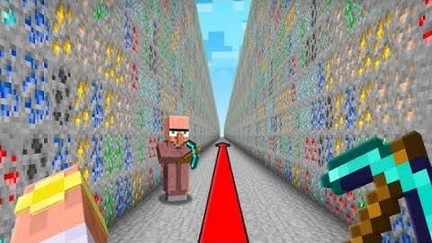 MINING 9,876,543 BLOCKS TO ESCAPE TUNNEL IN MINECRAFT !!!