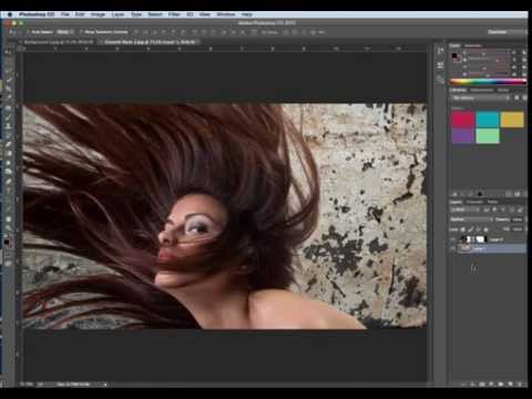 Cutting hair out using a channel mask - Photoshop clear cutting guide [/]