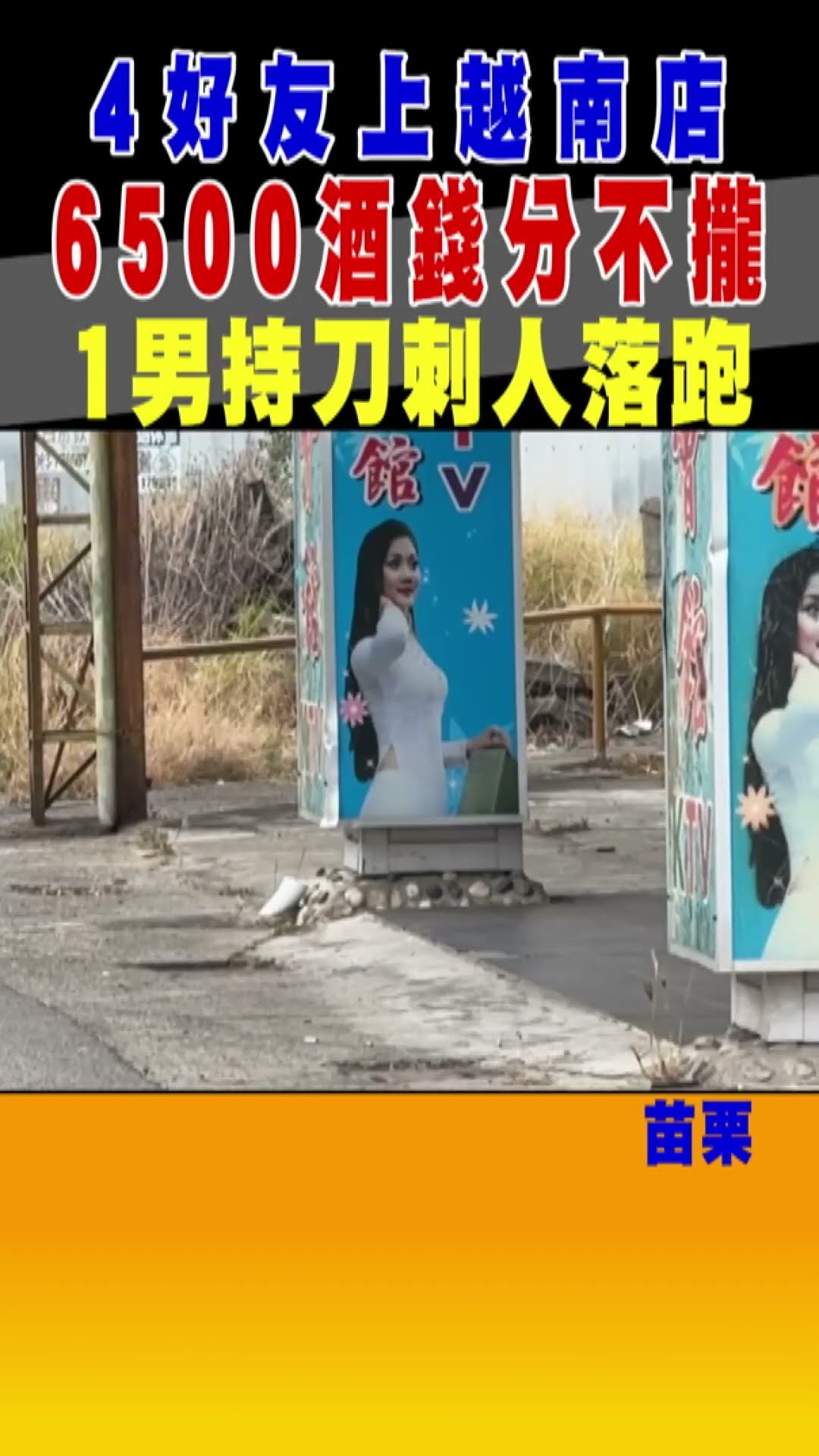 4好友上越南店 6500酒錢分不攏 1南持刀刺人落跑｜TVBS新聞@TVBSNEWS01