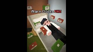 Alarm Clocks Then vs Now 💀 (Minecraft Animation)