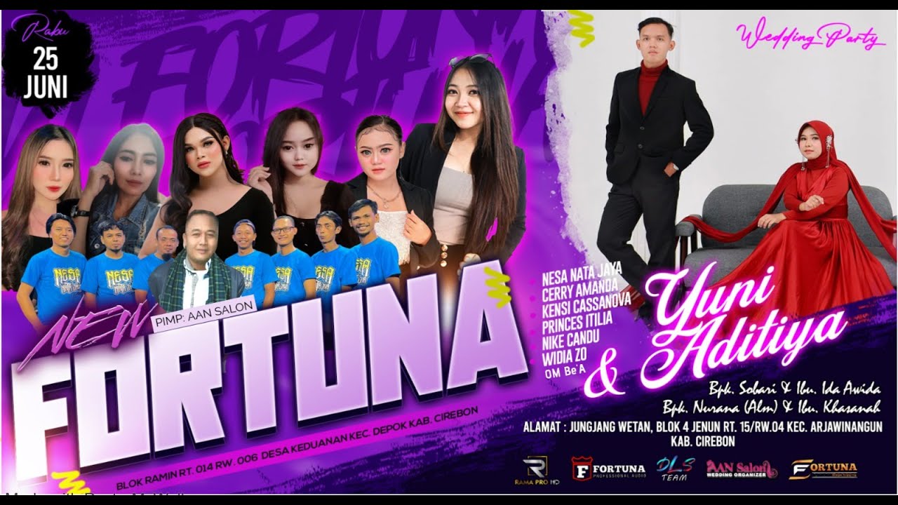 🔴 LIVE NEW FORTUNA ENTERTAINMENT || DS. JUNGJANG WETAN KEC ARJAWINANGUN KAB CIREBON || 25 JUNI 2025