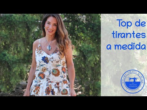 Top de tirantes "Laura", a medida