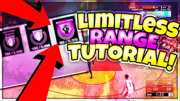 HOW TO GET LIMITLESS RANGE IN NBA 2K19! FASTEST MTEHOD TO GET & UNLOCK LIMITLESS RANGE HOF!
