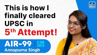 Cracking UPSC with Geography Optional - Annapurna Singh Rank 99 CSE Topper 2023