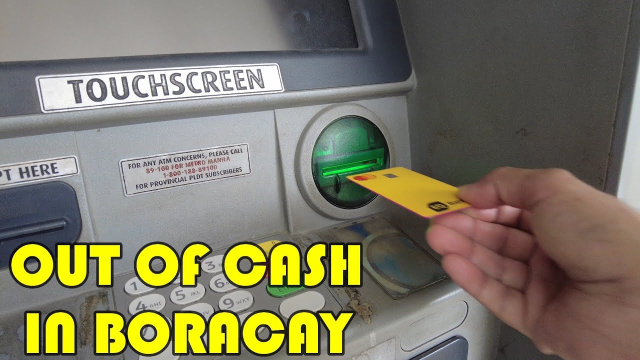 EQ Bank Card | Withdrew Cash in Boracay Using EQ Bank card in the ...
