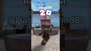 How the hunt secret badge feels like