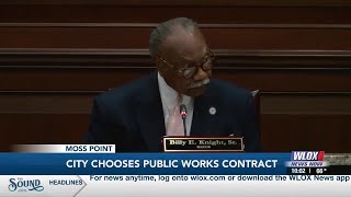 Moss Point aldermen vote to negotiate with current public works provider