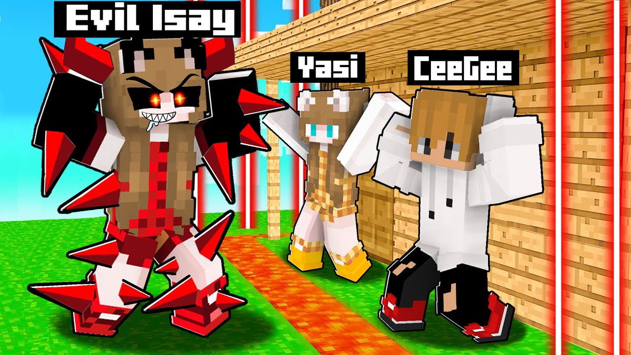 SECURITY HOUSE vs EVIL Isay in Minecraft! ( Tagalog )