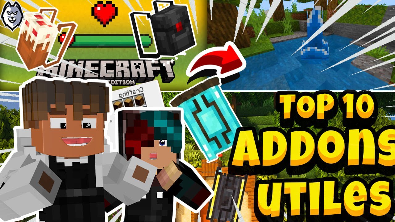 😱TOP 10 MEJORES MODS/ADDONS SURVIVAL para MINECRAFT PE 1.20 | mods ...