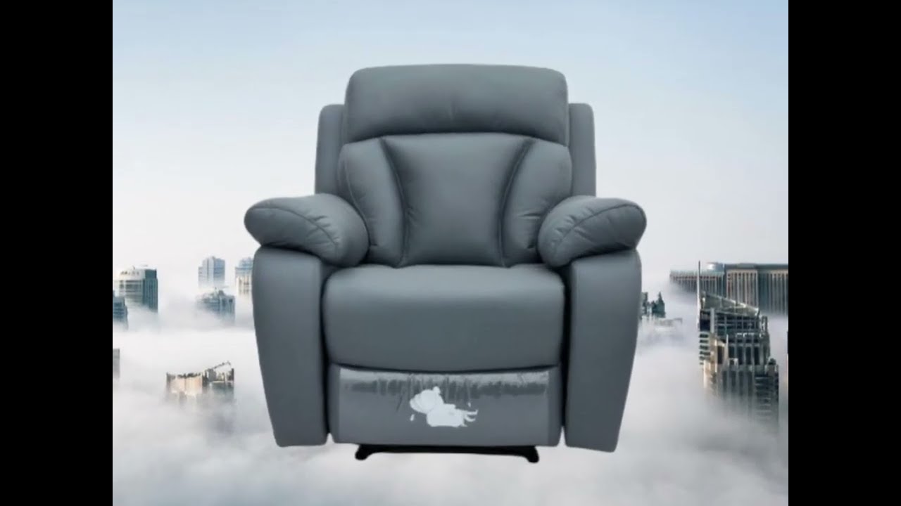 Noul model de canapele cu recliner din stofa microfibra Alexey