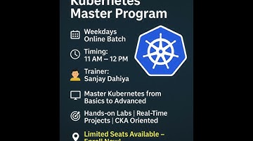 Master Kubernetes in Just 1 Hour/Day! 🕒 | New Weekday Batch with Sanjay Dahiya |  #kubernetes #new