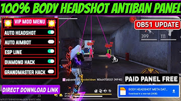 Free Fire Hack ✅ Free Fire Headshot Hack 👽 Freefire Mod Menu Apk Auto kill + fly Hack FF Panel Hack