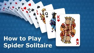 How to play Spider Solitaire - Microsoft Solitaire Collection screenshot 2