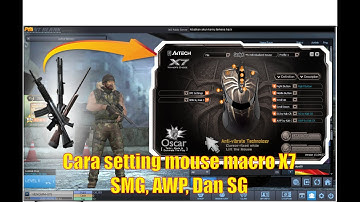CARA SETTING MOUSE MACRO X7 PADA GAME POINT BLANK SMG, AWP, DAN SG #tutorial #gaming #games #pb