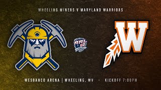AAL2 - Wheeling Miners VS Maryland Warriors | Week 4