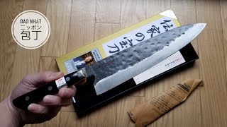 Gyuto (Chef's Knife) Japanese knife Denka Teruyasu Fujiwara  | 藤原照康 牛刀 伝家の宝刀 青紙スーパー 210mm