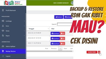 Cara Backup dan Restore RDM 2022 100% sukses