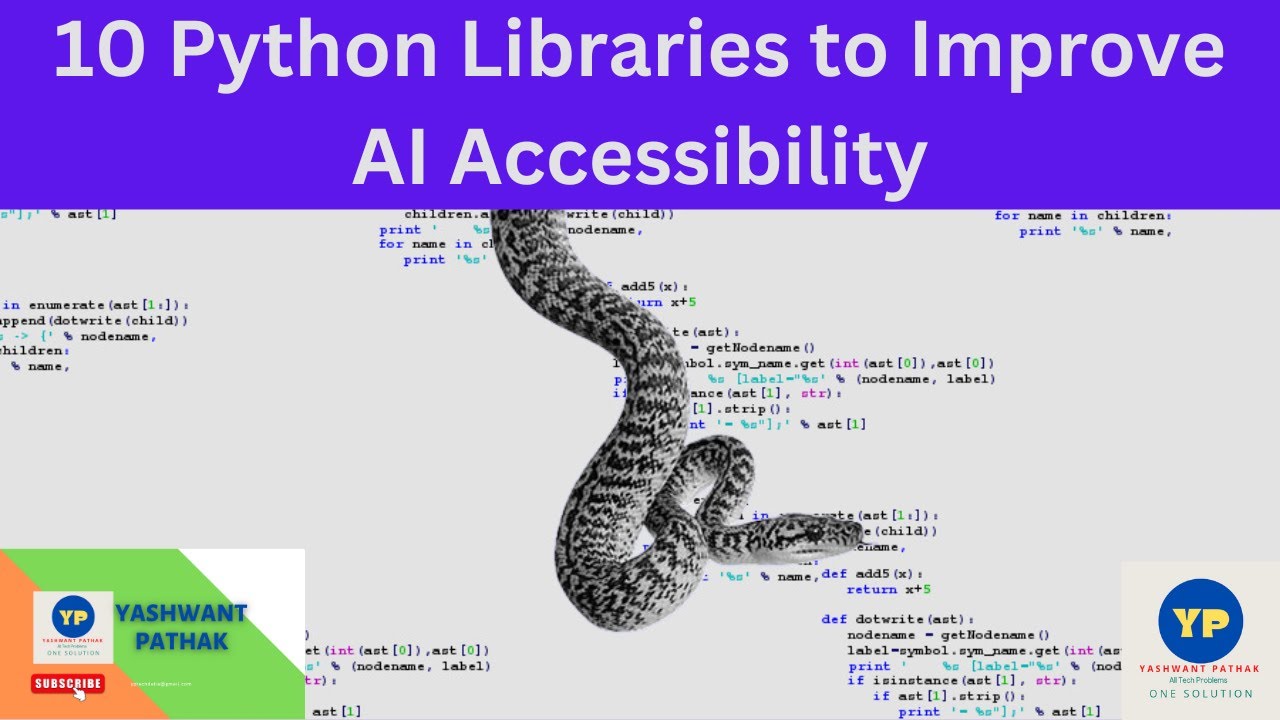 10 Python Libraries to Improve AI Accessibility - YouTube