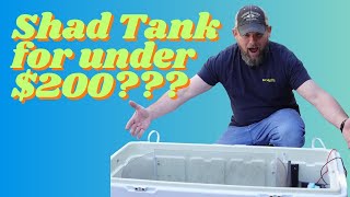 Keeping Bait Alive Part 1: Tank Setup