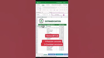 ¡Extrae Información Específica en Excel con la Fórmula EXTRAER sin Complicaciones!.