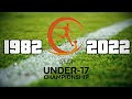 Uefa Under 17 Winners From 1982 - 2022 (Under 16 Included)