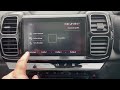 How to change from KM/H to MP/H on a Citroen C5 Aircross