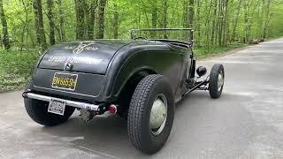 My ford 1932 roadster, blown flathead