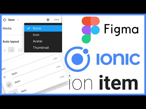 Ion Item Customization - Ionic 5 Figma Design System