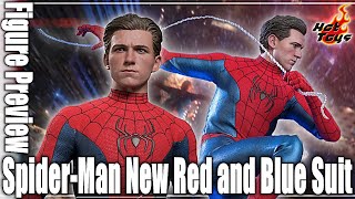 新規造形のヘッドが完全にトム・ホランド！NWHラストで登場したスーツが待望のフィギュア化！/ HotToys Spider-Man New Red and Blue Suit Preview