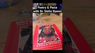 Fresh pasta, Italian wine & poetry by Dr.Stella Nyanzi' at Dametto Nudeln. #booktube #poetry