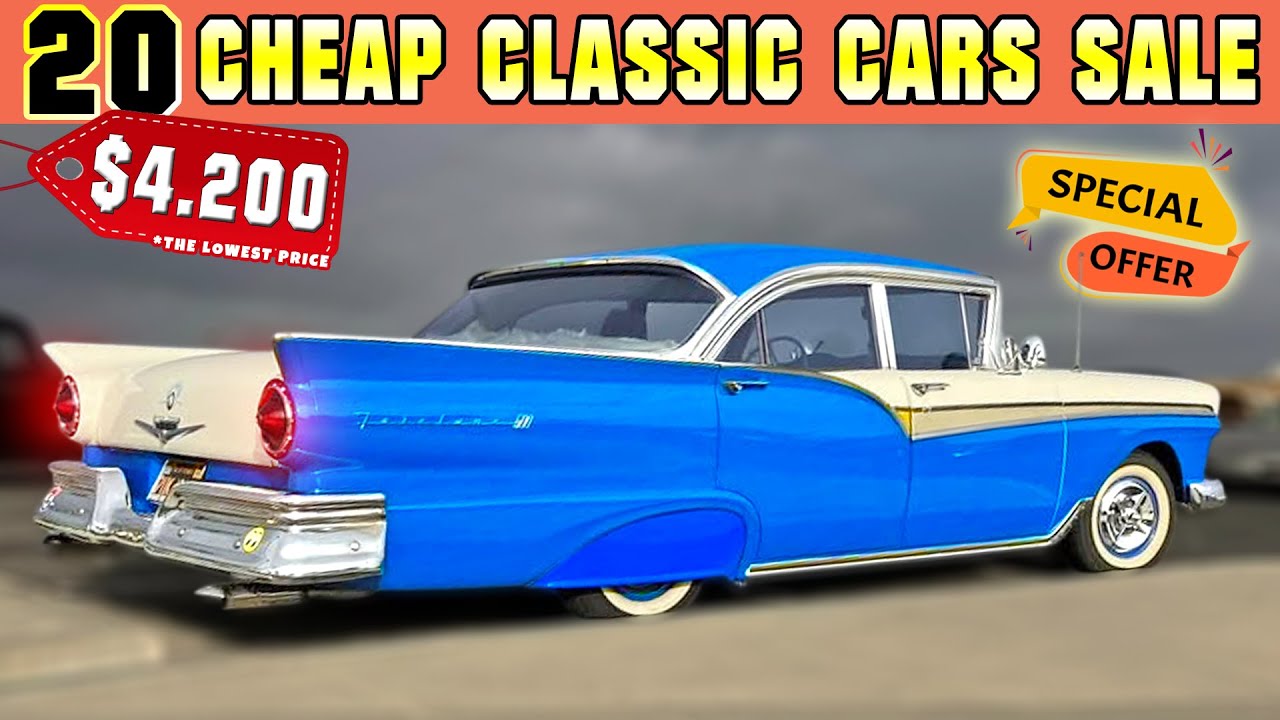 20 Classic Cars Up for Sale cheaply by Owners !! Alive Beauties Finds !!