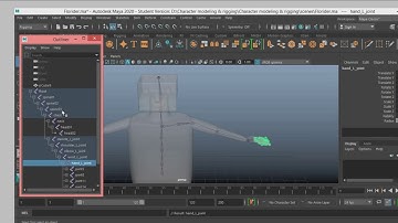 3D character rigging in maya 2020 For beginner tutorial part-02(creating arm & hand skeleton)