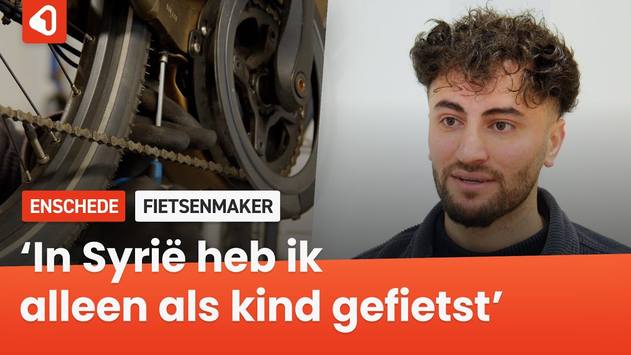 Sam vluchtte uit Syrië en is nu fietsenmaker in Enschede