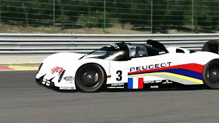 Assetto corsa. Spa Francorchamps. Peugeot 905 2:29,215