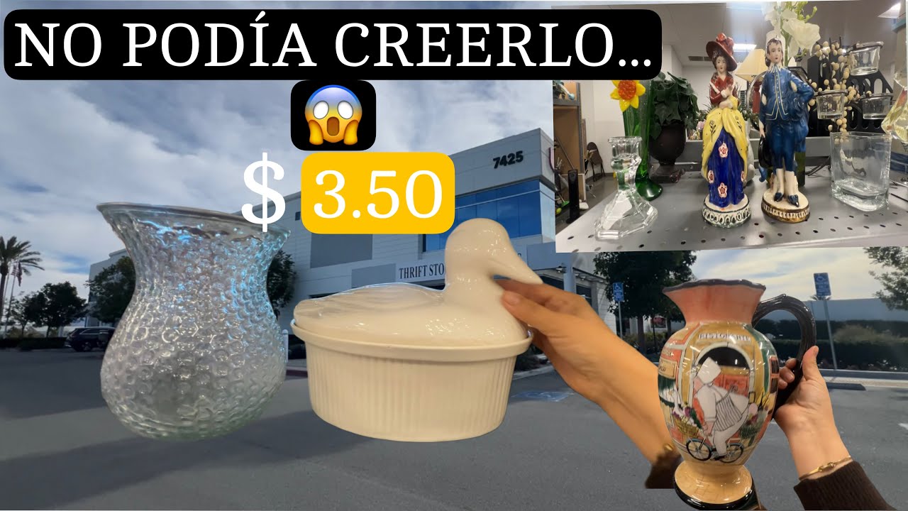 No podía creerlo… encontré este pato de cerámica por $3.50 | Thrift Haul