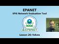 EPANET Lesson 20 Valves