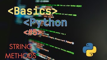 Python Basics for GIS Programming #5 - String Methods & Examples (Part 1)