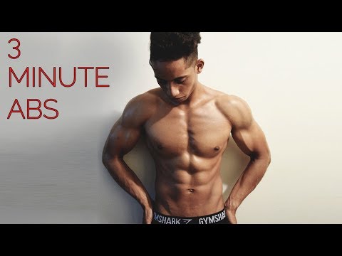 How To Get A Six Pack In 3 Minutes (Kids, Teens, Adults)