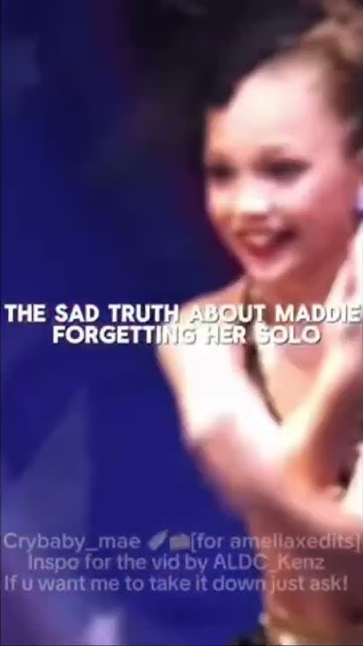 What Episode Does Maddie Forget Her Solo Maddie forgets her solo!#DanceMoms #crybaby_mae #aldckenz - YouTube
