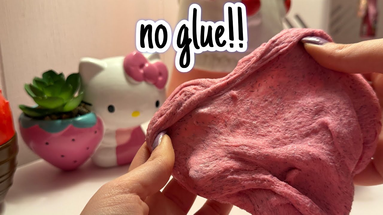 NO GLUE Shaving Cream SLIME?! 🫧🧼🎀 EASIEST NO GLUE Slime Recipe Made Without Borax!!