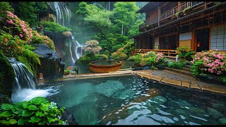 Tranquil Zen Garden Rainfall 🌿 Serene Rain Sounds and Piano Music for Inner Peace and Relaxation