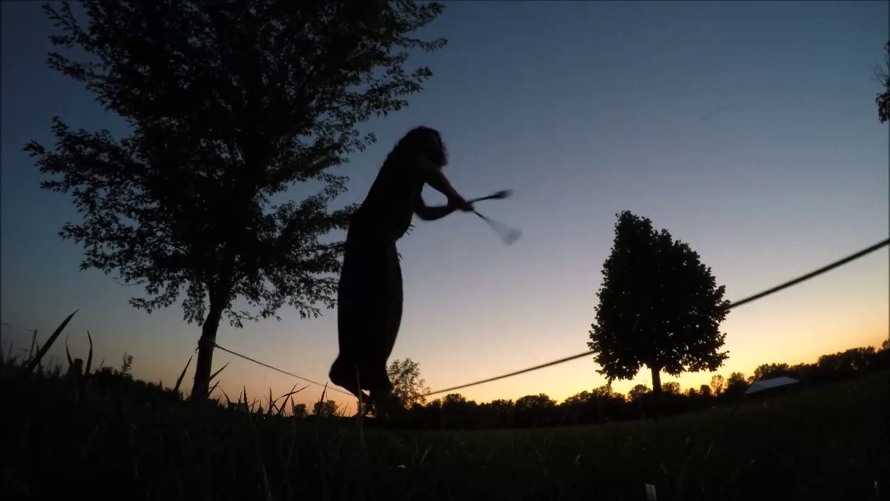 Tight Rope Walker - Double Staff Slackflow
