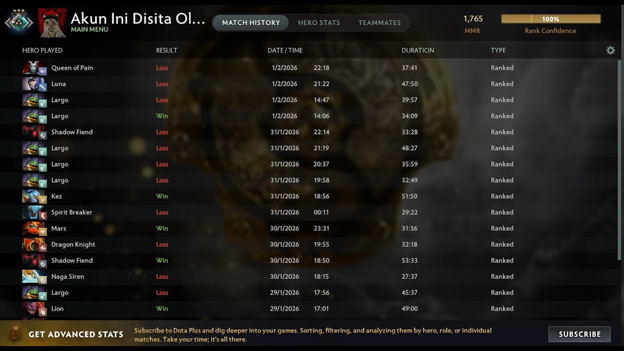 Cara merubah lose streak menjadi win streak🤑🫰(anjim) -DOTA2 Indonesia-