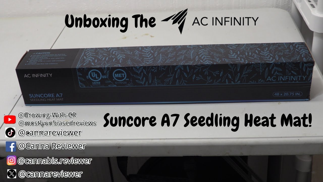 Unboxing The AC Infinity Suncore A7 Seedling Heat Mat!